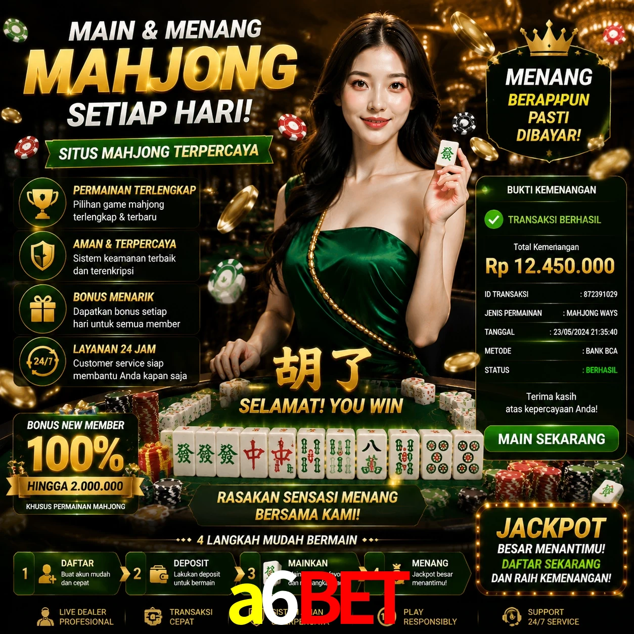 Ganhar e sacar na a6bet